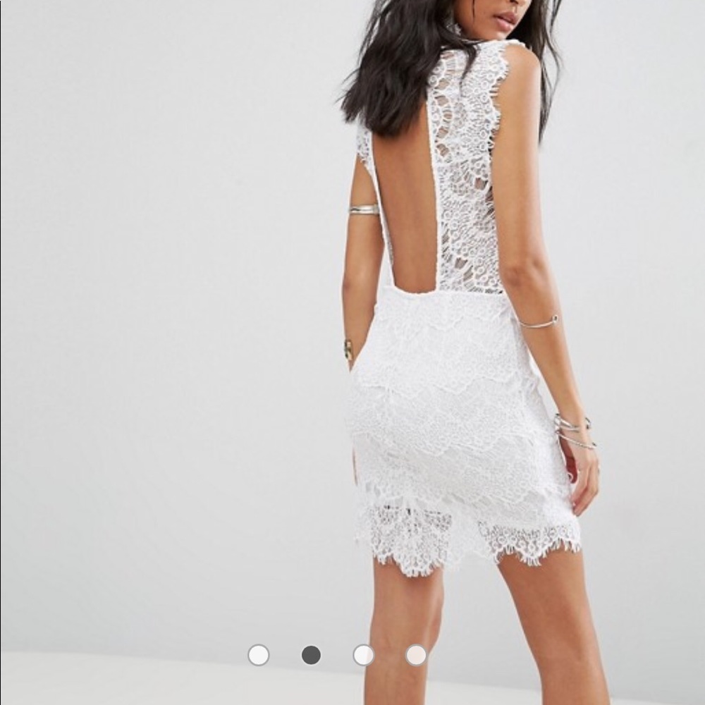 NWT Free People Intimately Daydream Lace Dress WhT - Picture 6 of 8